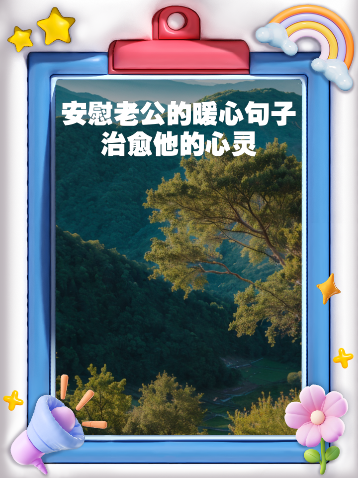 安慰老公的暖心句子